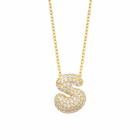 Urbanti Stainless Steel Starry Night Initial Necklace