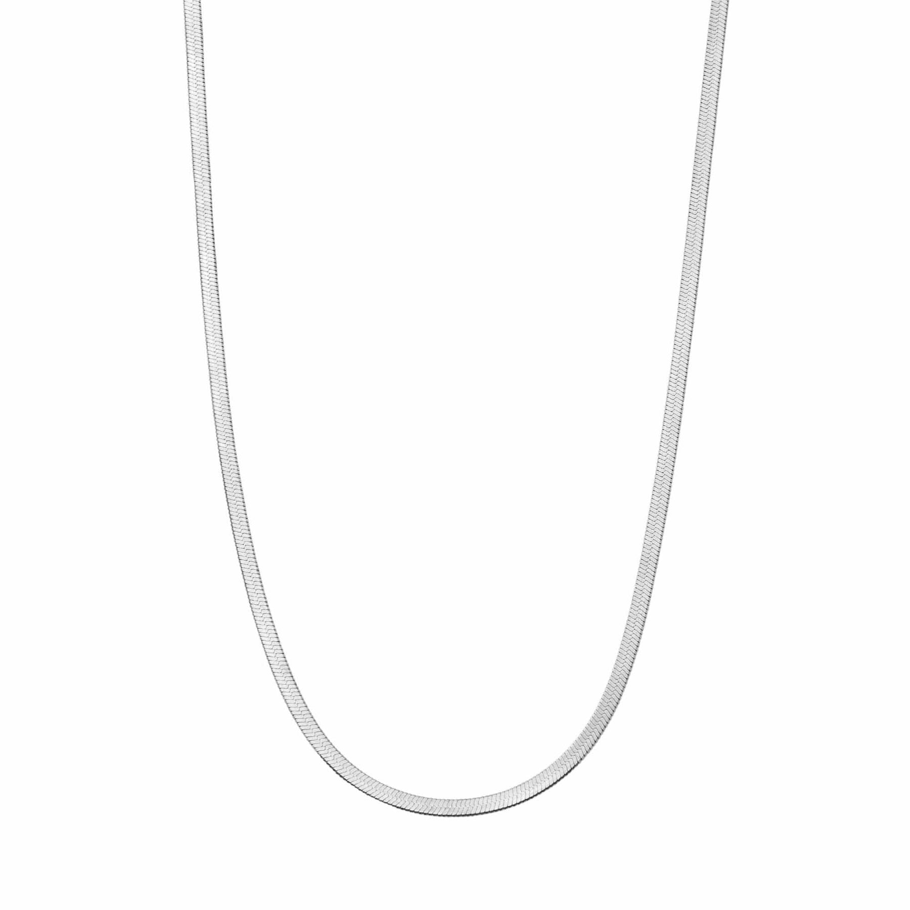 Urbanti Stainless Steel Stephanie Dainty Necklace Silver