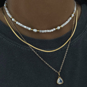 Urbanti Stainless Steel Stephanie Dainty Necklace