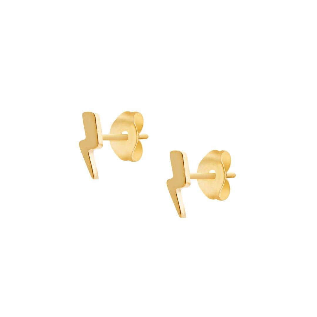 Urbanti Stainless Steel Stormi Stud Earrings Gold