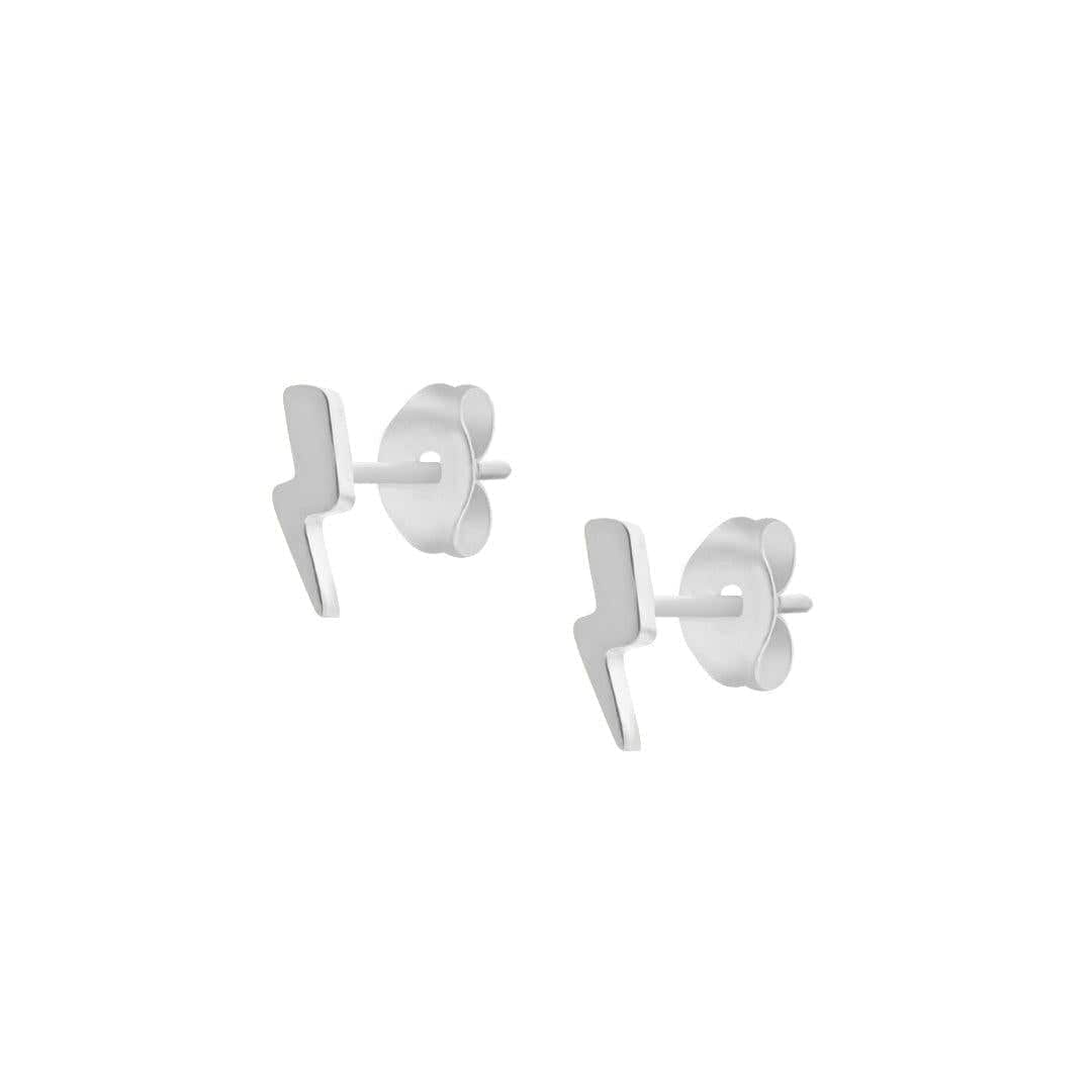 Urbanti Stainless Steel Stormi Stud Earrings Silver