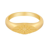 Urbanti Stainless Steel Sun Worshiper Ring Gold / US 6 / UK L / EUR 51 (small)