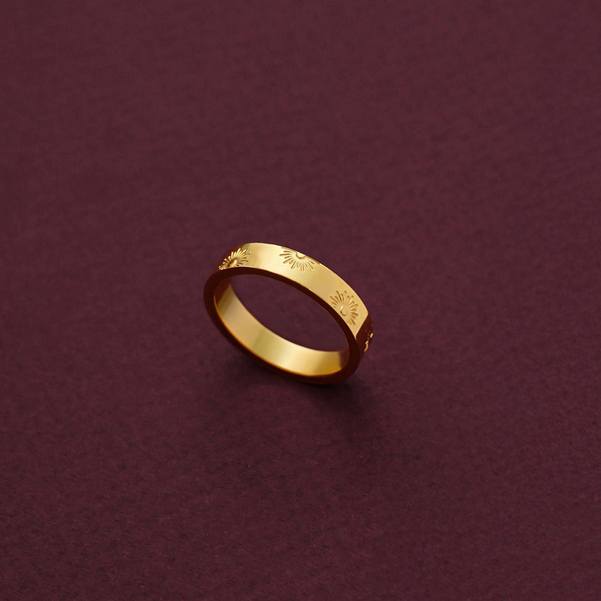 Urbanti Stainless Steel Sunbeam Ring