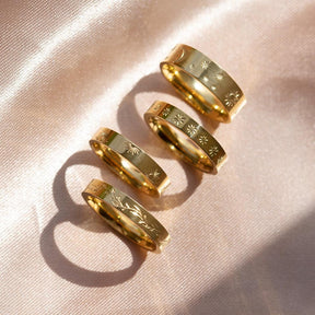 Urbanti Stainless Steel Sunbeam Ring