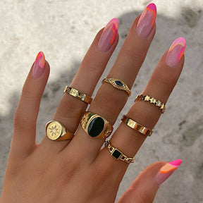 Urbanti Stainless Steel Sunbeam Ring