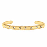 Urbanti Stainless Steel Supernova Cuff Bracelet Gold