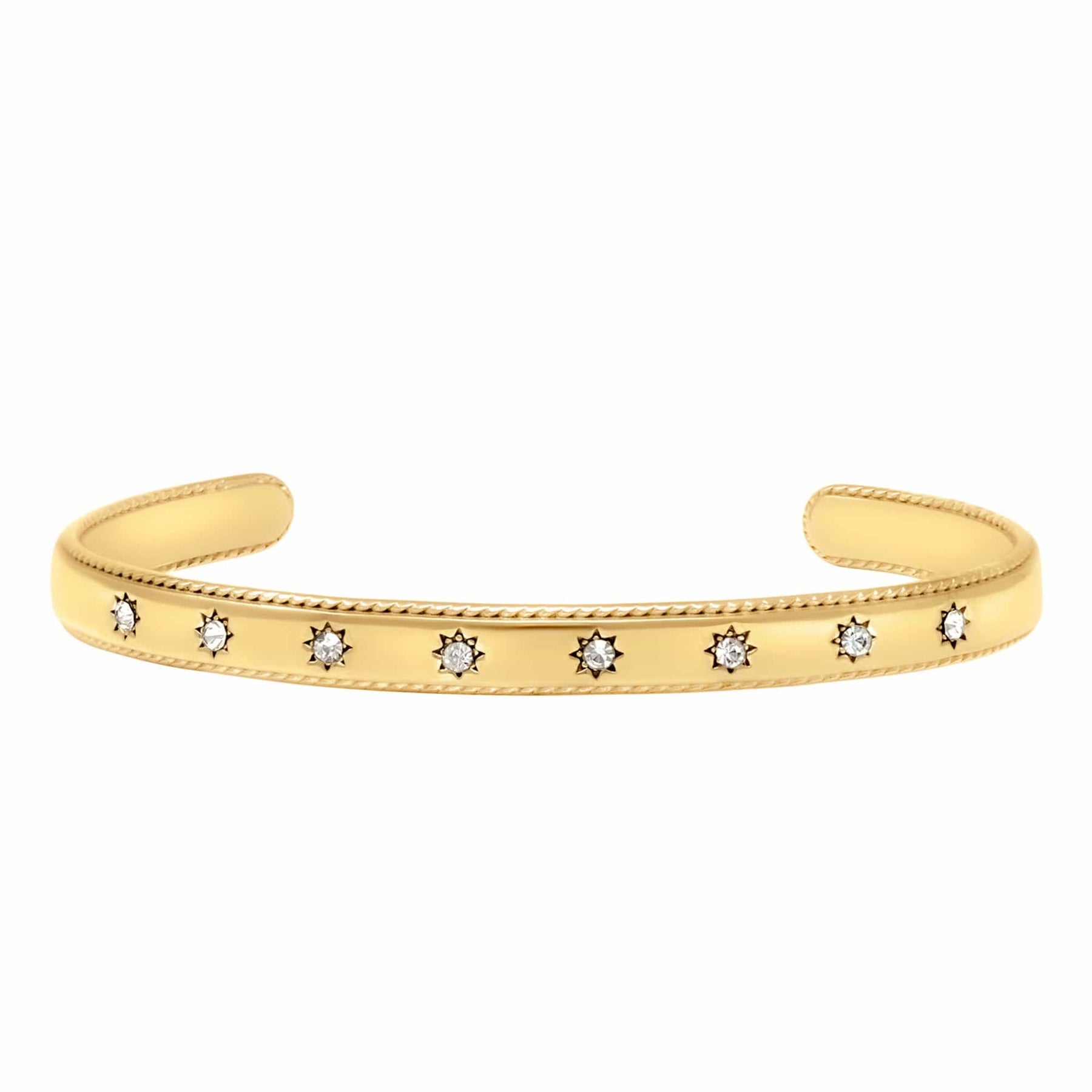 Urbanti Stainless Steel Supernova Cuff Bracelet Gold