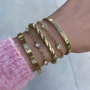 Urbanti Stainless Steel Supernova Cuff Bracelet