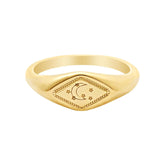Urbanti Stainless Steel Sweet Dreams Signet Ring