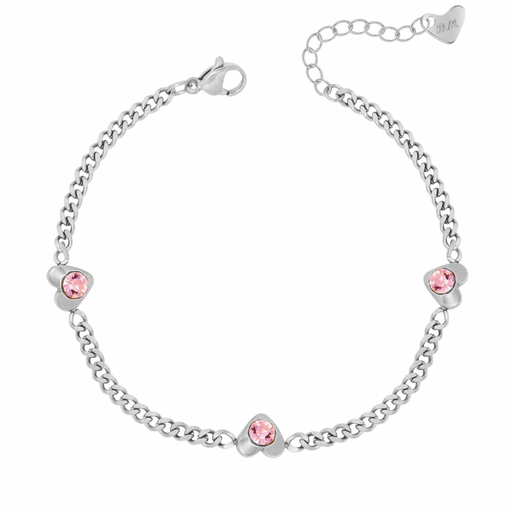 Urbanti Stainless Steel Sweetheart Bracelet