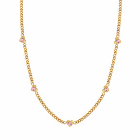 Urbanti Stainless Steel Sweetheart Necklace Gold