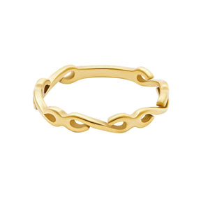 Urbanti Stainless Steel Swirl Ring