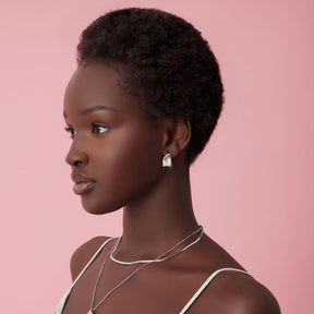 Urbanti Stainless Steel Tamara Hoop Earrings