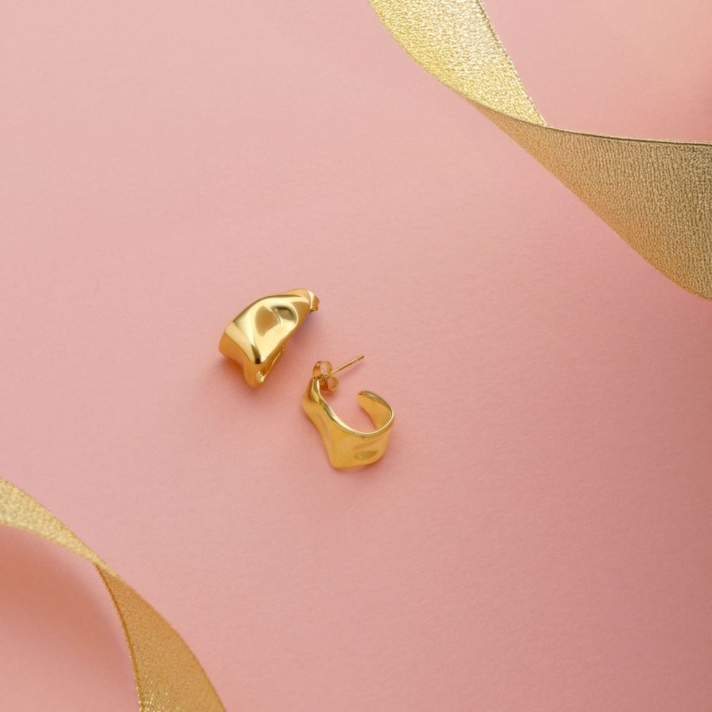 Urbanti Stainless Steel Tamara Hoop Earrings