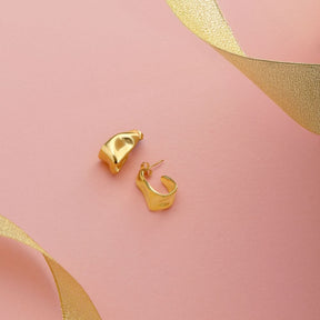 Urbanti Stainless Steel Tamara Hoop Earrings