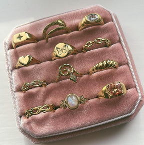 Urbanti Stainless Steel Te Amo Signet Ring