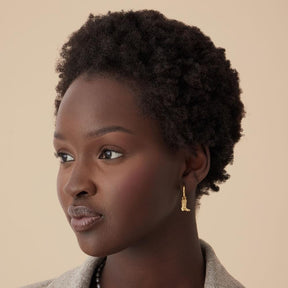 Urbanti Stainless Steel Tennessee Hoop Earrings