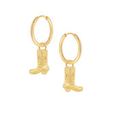 Urbanti Stainless Steel Tennessee Hoop Earrings