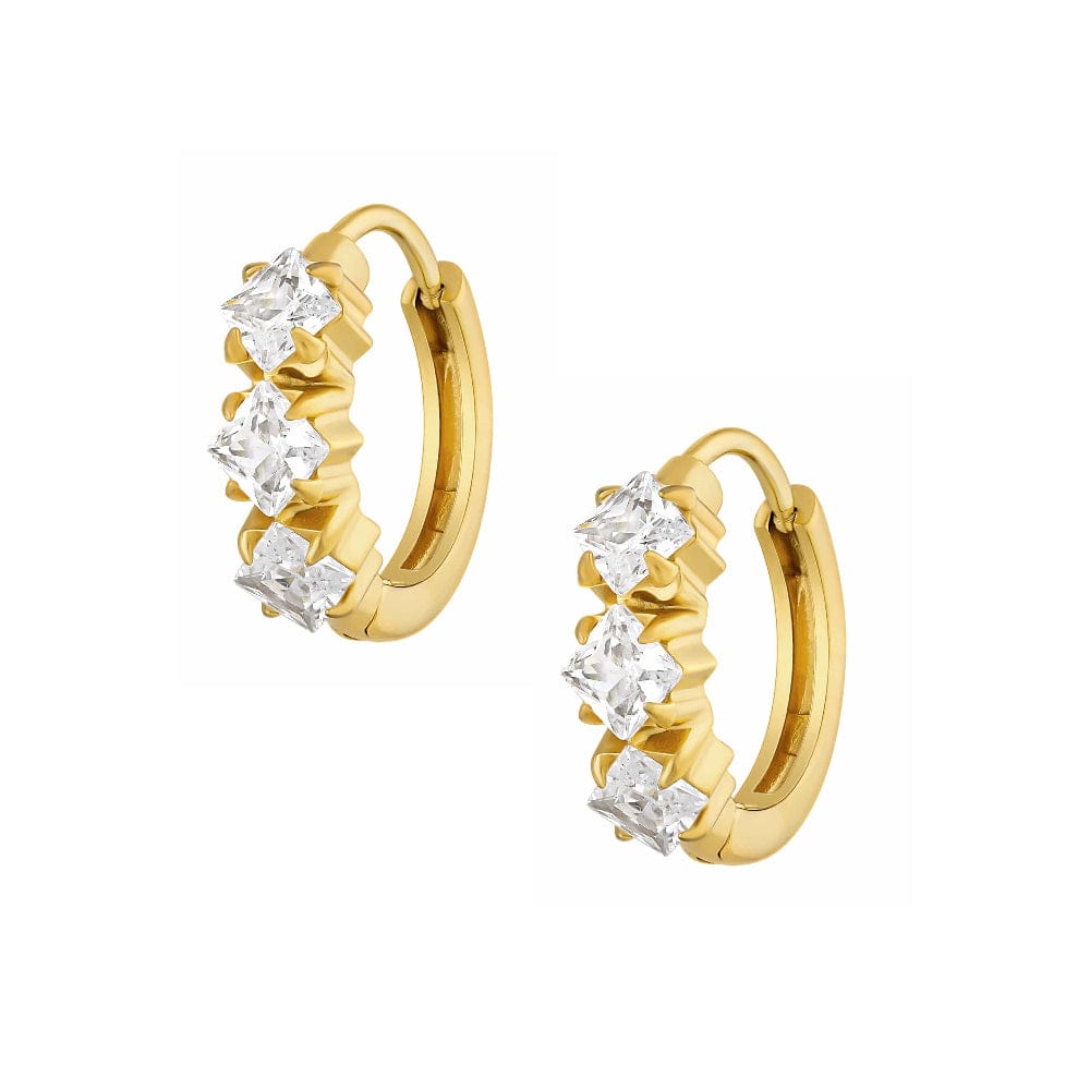 Urbanti Stainless Steel Tess Hoop Earrings