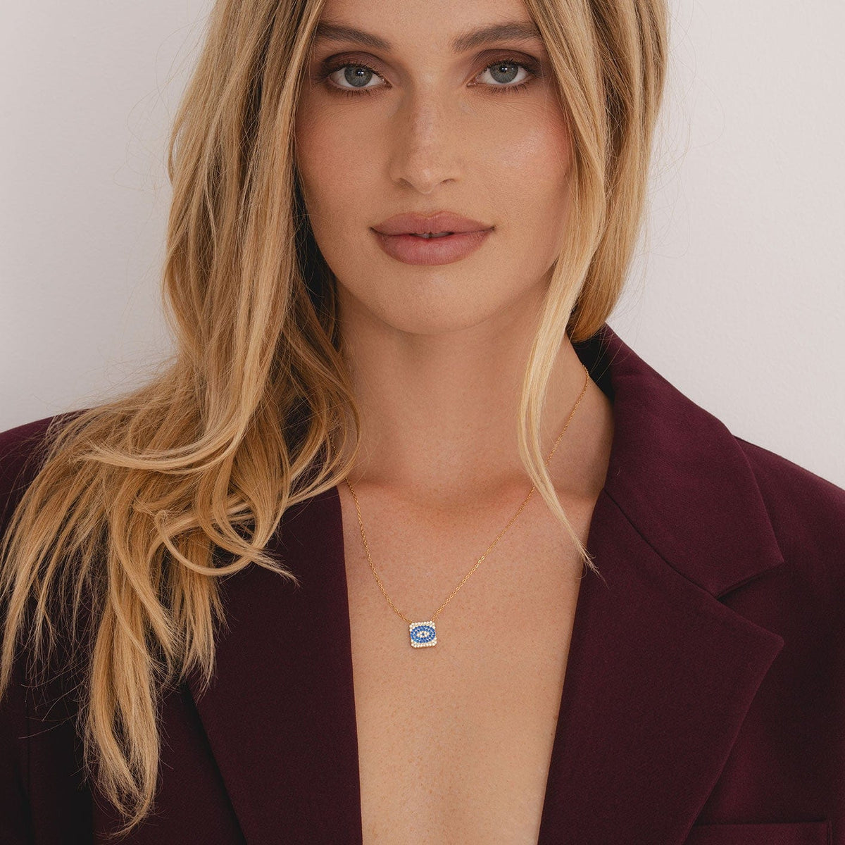 Urbanti Stainless Steel Third Eye Necklace