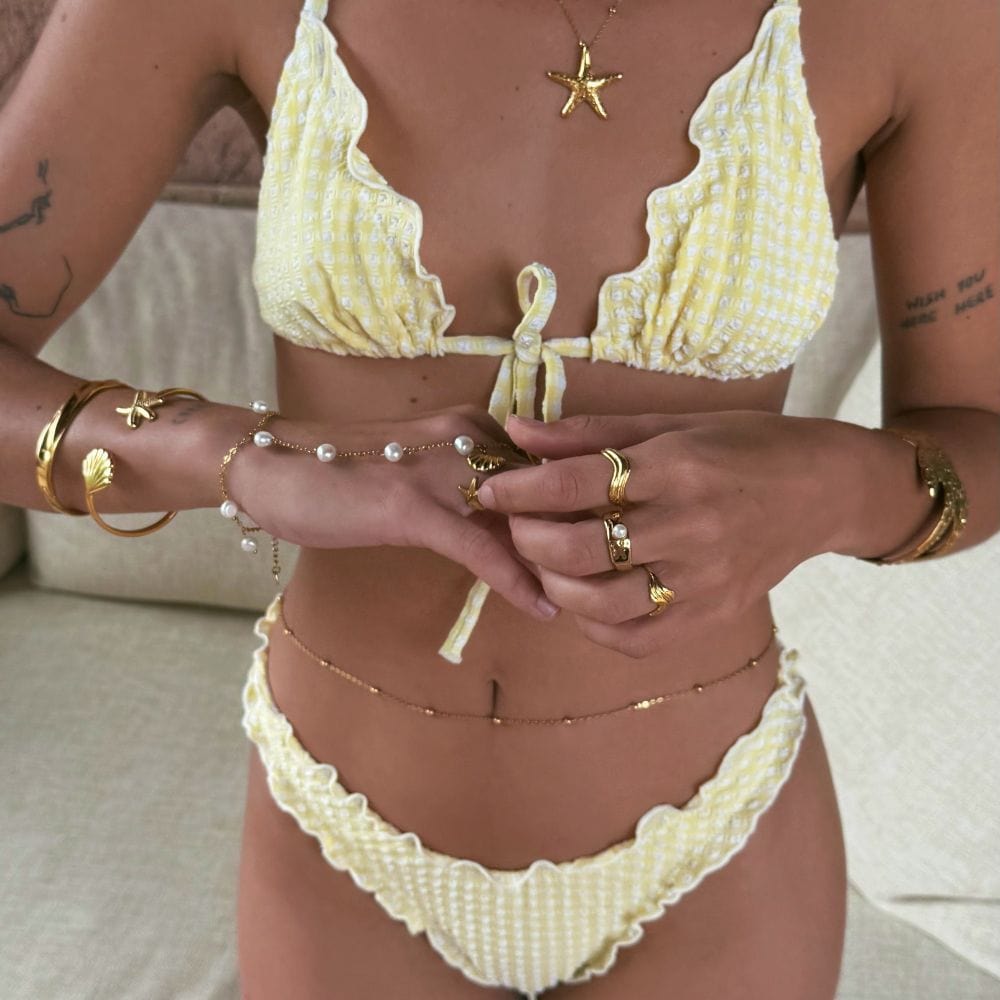 Urbanti Stainless Steel Tiki Pearl Ring