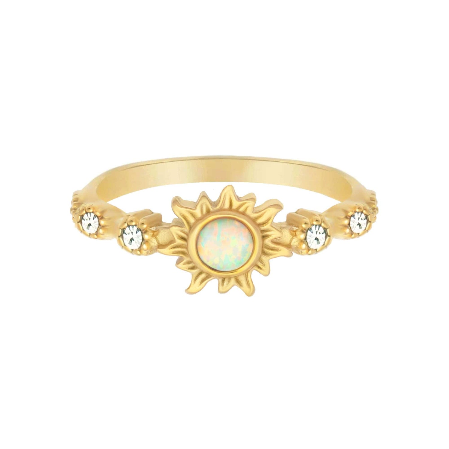 Urbanti Stainless Steel Tranquil Opal Ring