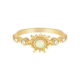 Urbanti Stainless Steel Tranquil Opal Ring
