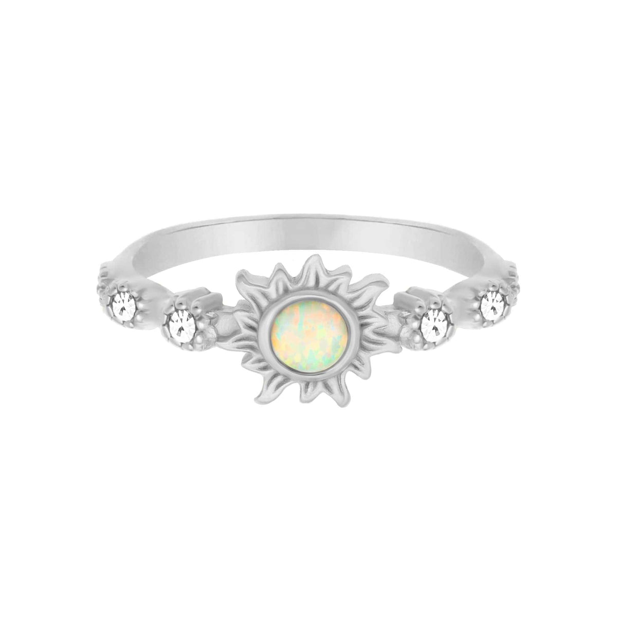 Urbanti Stainless Steel Tranquil Opal Ring