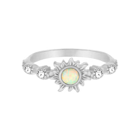 Urbanti Stainless Steel Tranquil Opal Ring