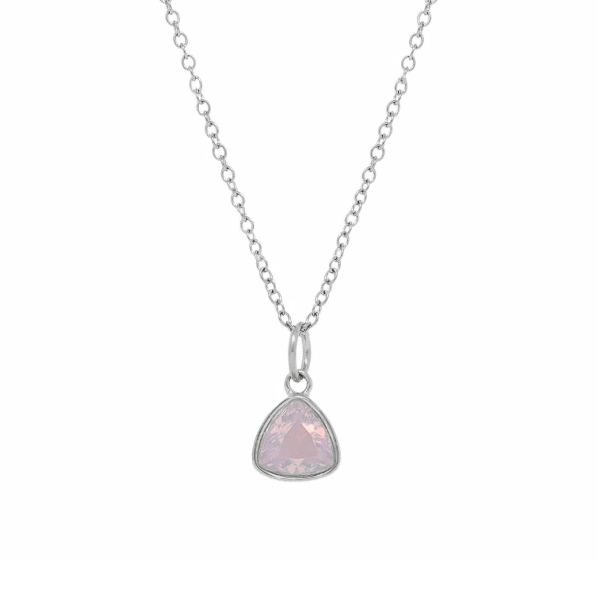 Urbanti Stainless Steel Trio Birthstone Necklace
