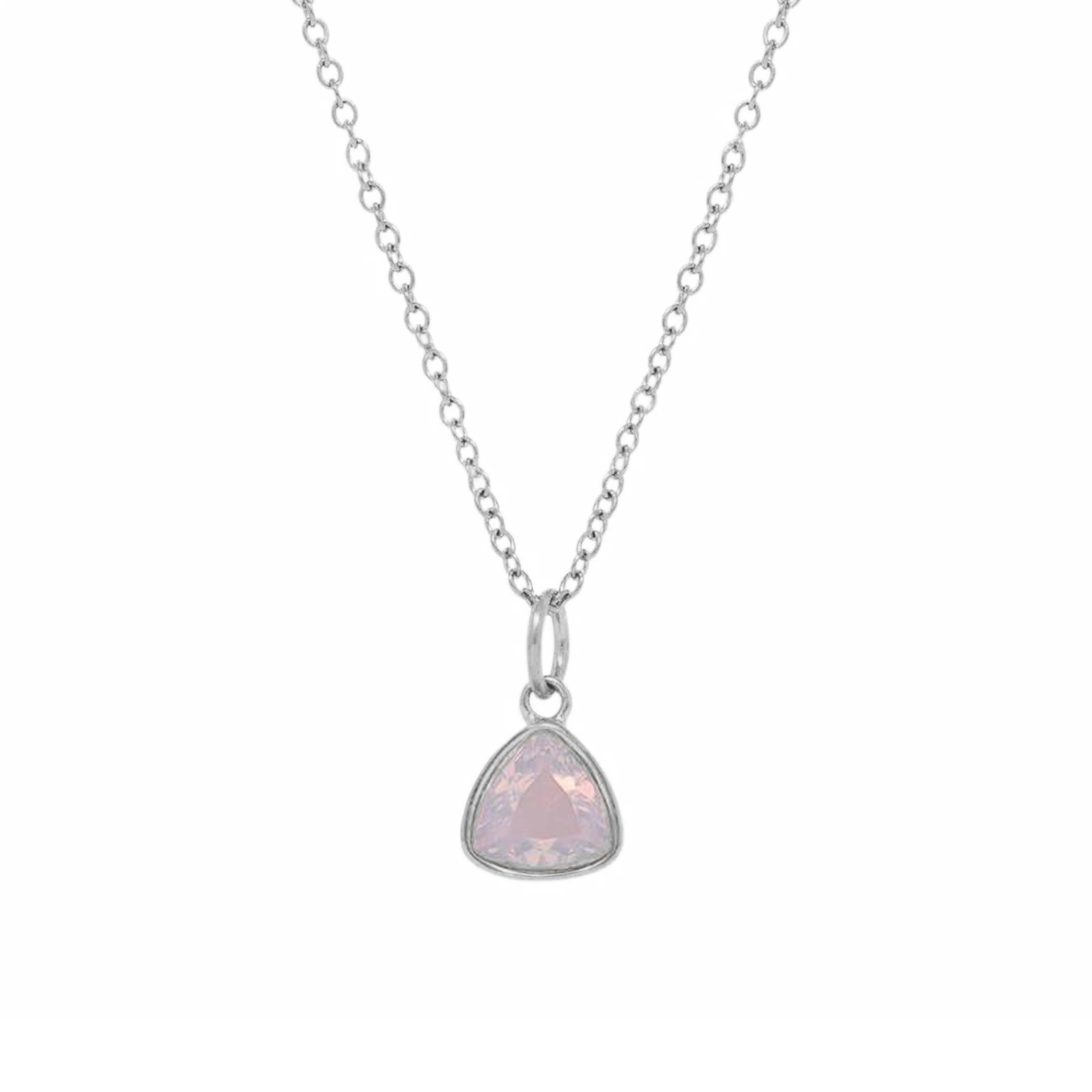 Urbanti Stainless Steel Trio Birthstone Necklace
