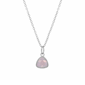 Urbanti Stainless Steel Trio Birthstone Necklace