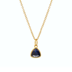 Urbanti Stainless Steel Birthstone Necklace Gold / September