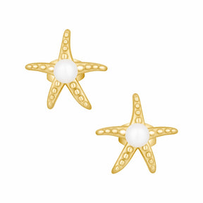 Urbanti Stainless Steel Tropicana Starfish Stud Earrings