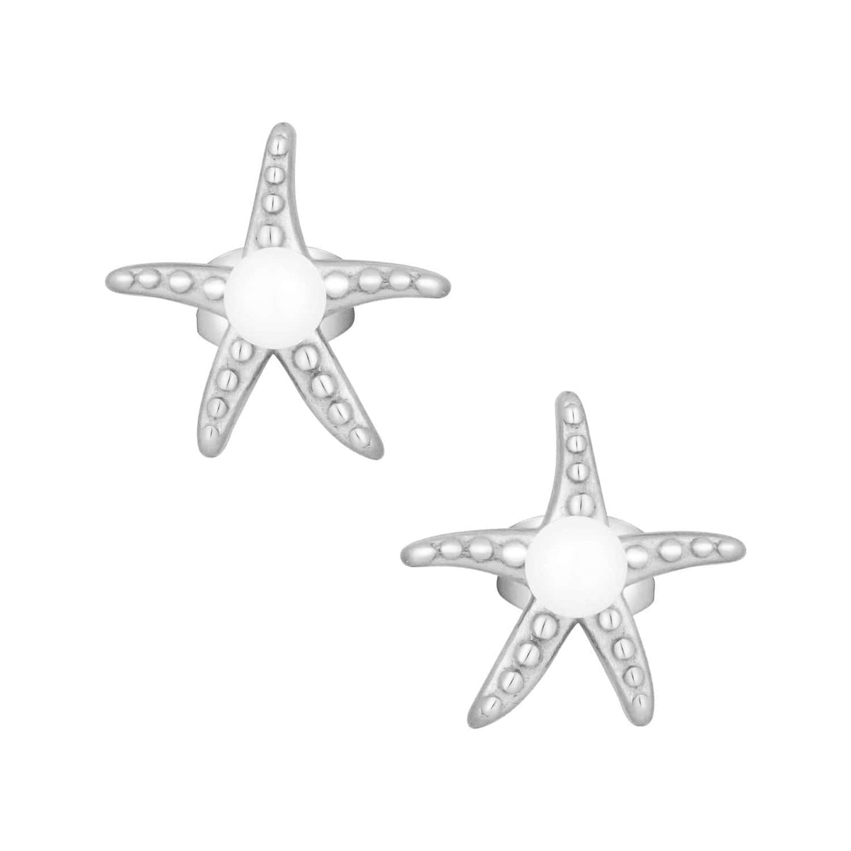 Urbanti Stainless Steel Tropicana Starfish Stud Earrings