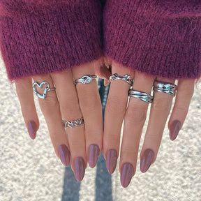 Urbanti Stainless Steel True Love Ring