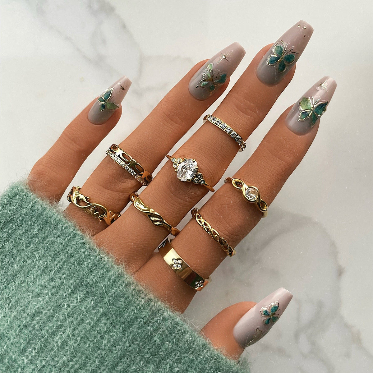 Urbanti Stainless Steel Twiggy Ring