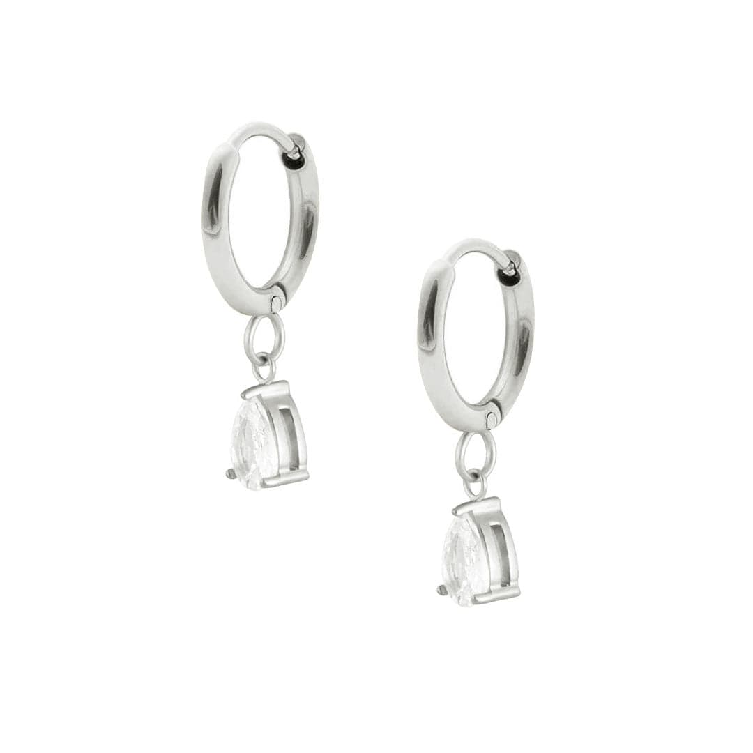 Urbanti Stainless Steel Una Hoop Earrings