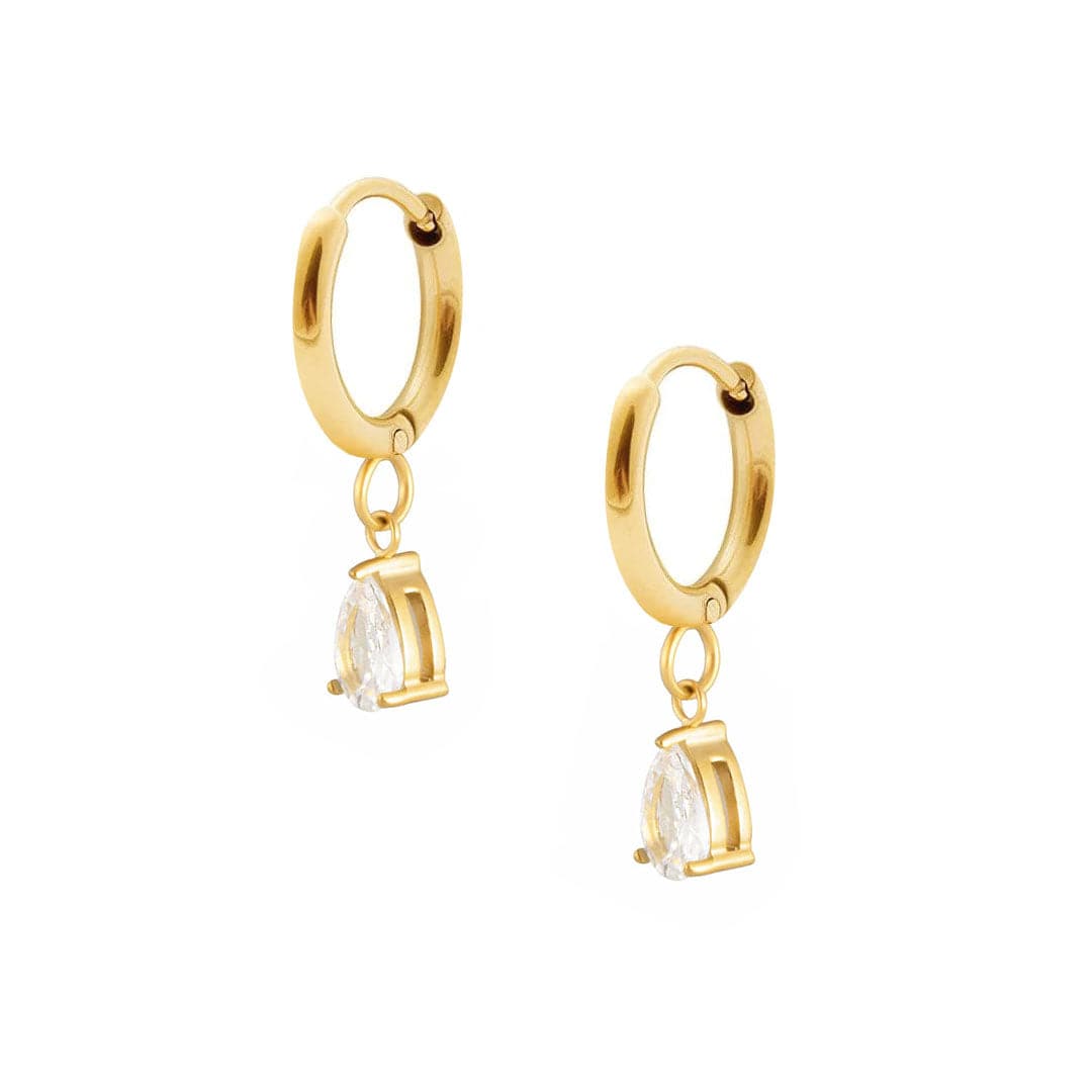 Urbanti Stainless Steel Una Hoop Earrings