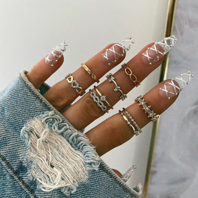 Urbanti Stainless Steel Varsity Star Ring