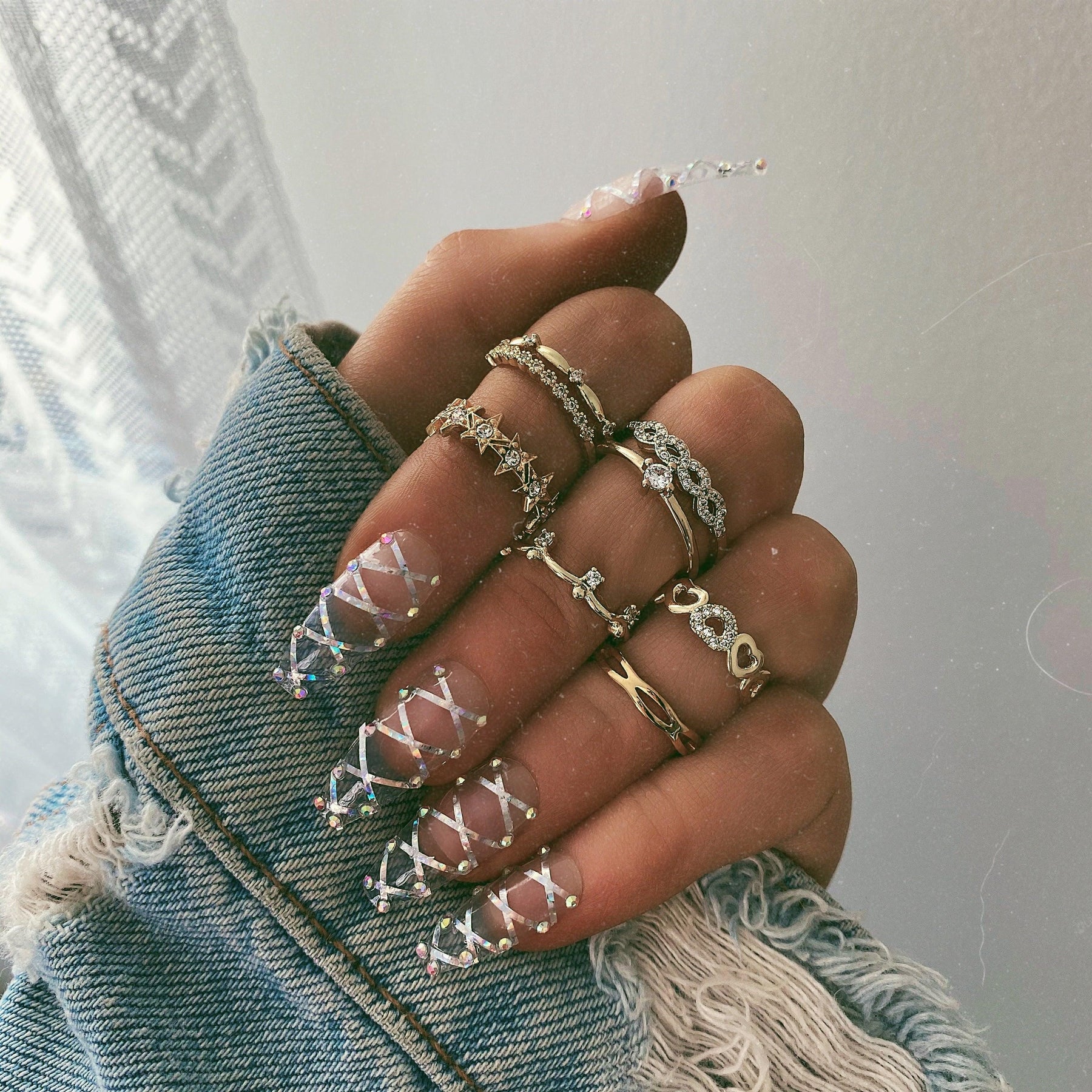 Urbanti Stainless Steel Varsity Star Ring