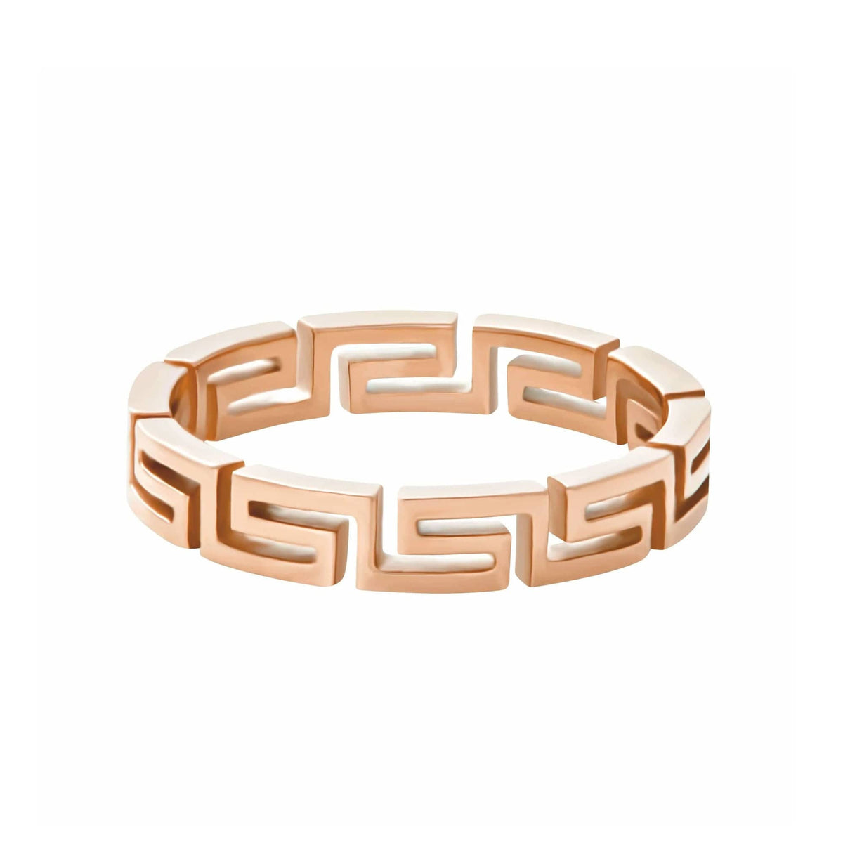 Urbanti Stainless Steel Vine Ring Rose Gold / US 5 / UK J / EUR 49 (x small)