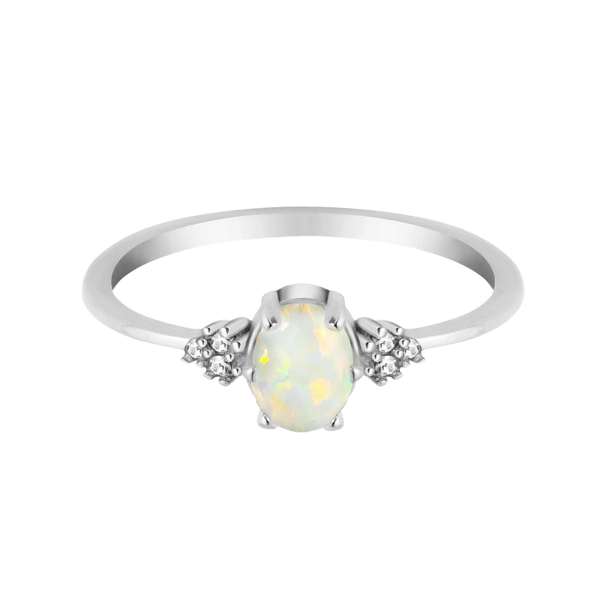 Urbanti Stainless Steel Vixen Opal Ring