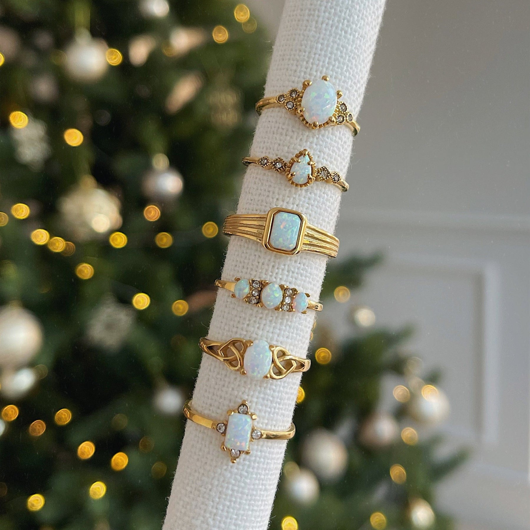 Urbanti Stainless Steel Winter Opal Ring