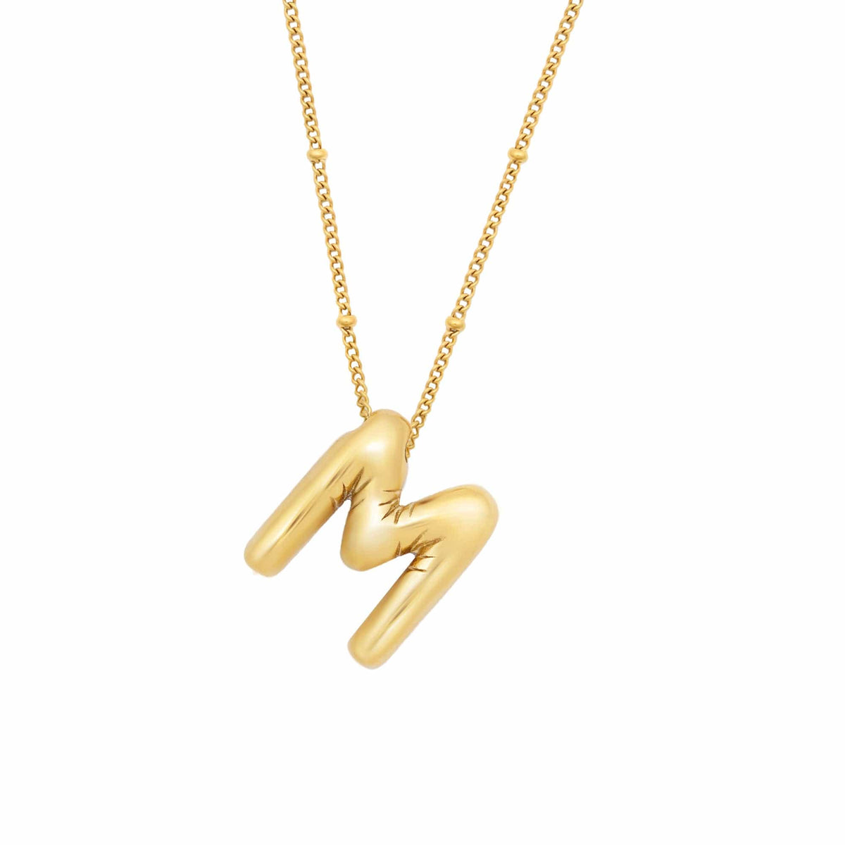 Urbanti Stainless Steel Zara Initial Necklace