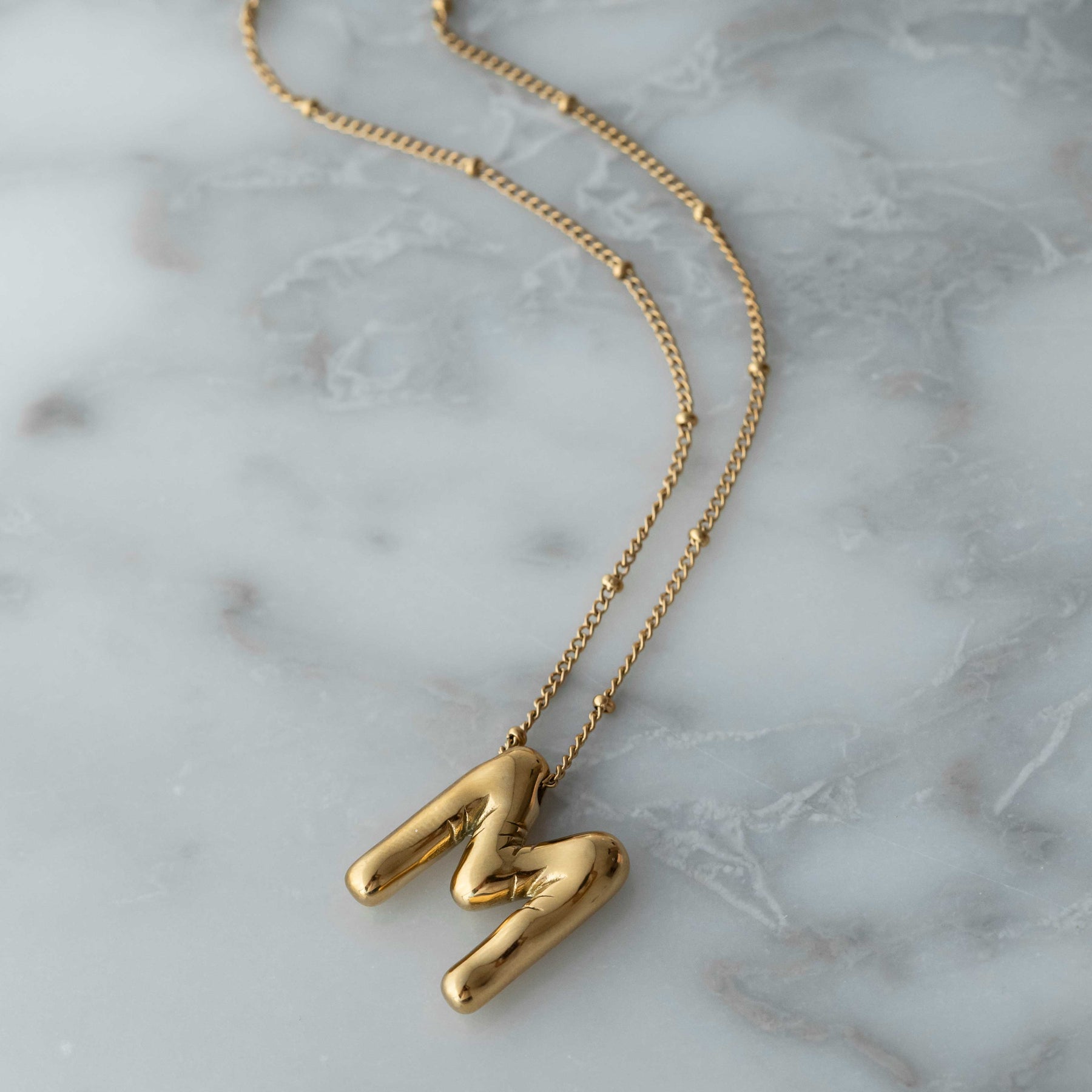 Urbanti Stainless Steel Zara Initial Necklace