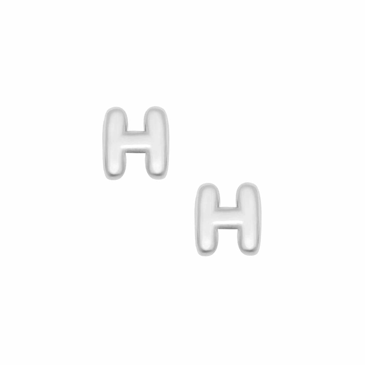 Urbanti Stainless Steel Zara Initial Stud Earrings