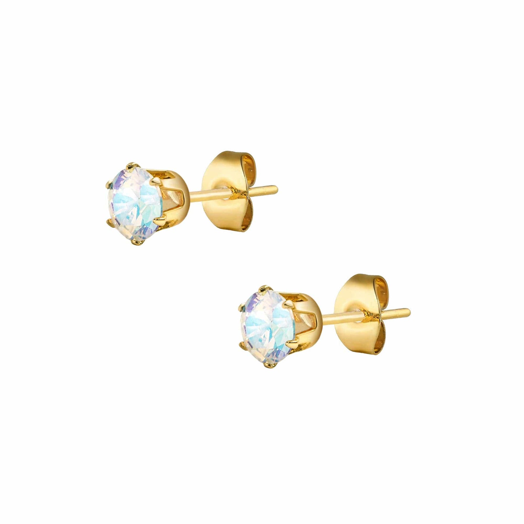 Urbanti Stainless Steel Zariah Stud Earrings Gold
