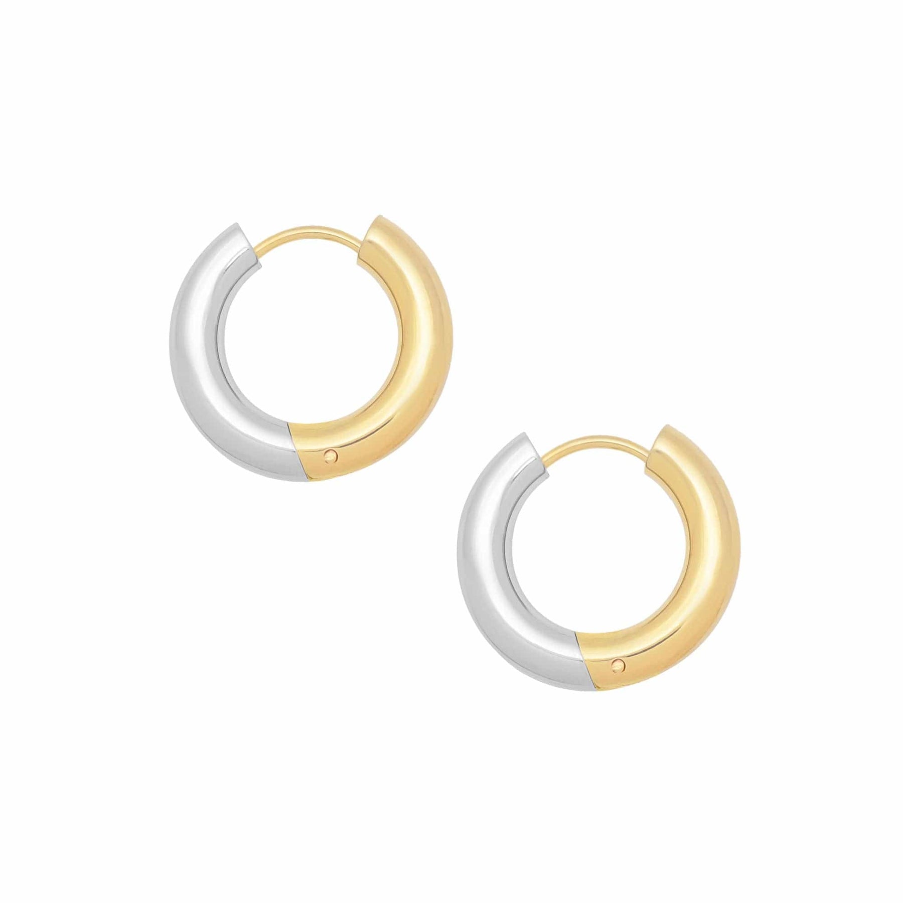 Urbanti Stainless Steel Zest Hoop Earrings