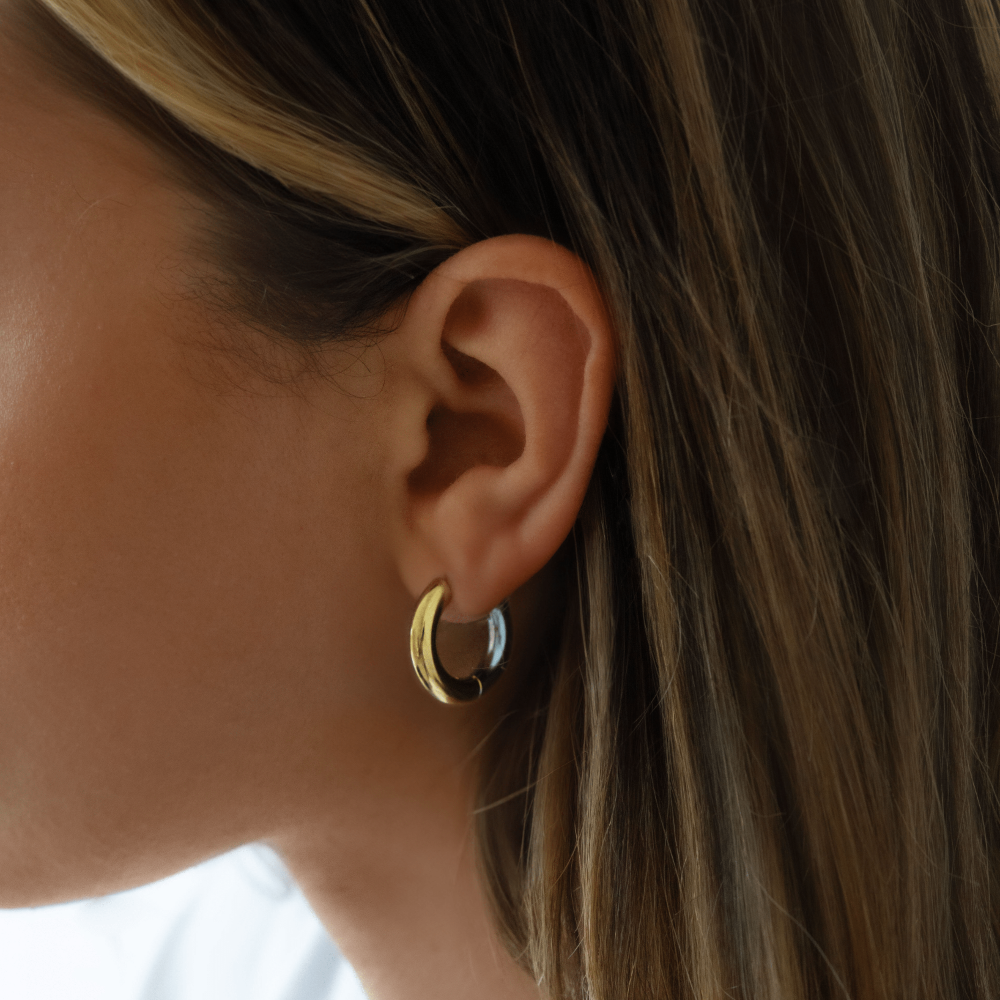Urbanti Stainless Steel Zest Hoop Earrings